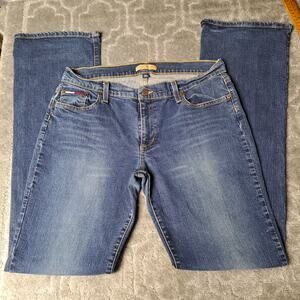 TOMMY STRAIGHT LEG JEANS WOMENS JRS SIZE 13L TOMMY HILFIGER STRETCH CASUAL
